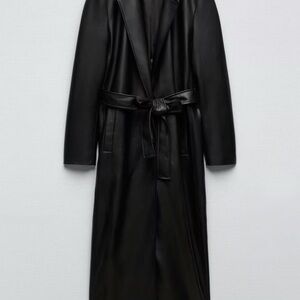 Zara Black Trench Coat